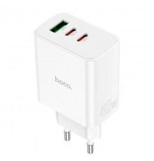МЗП Hoco C126A PD40W+QC3.0 (1USB/2Type-C) White