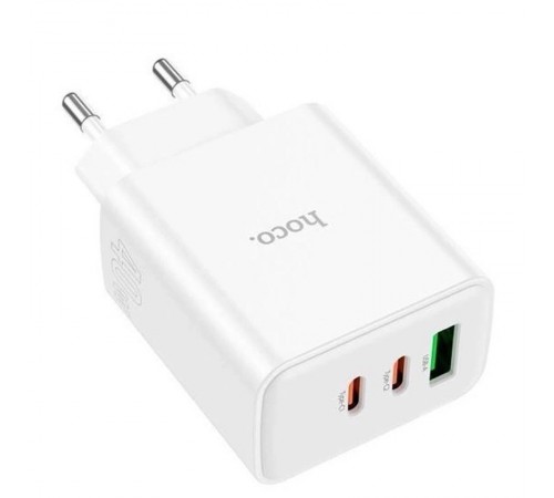МЗП Hoco C126A PD40W+QC3.0 (1USB/2Type-C) White