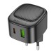 МЗП Borofone BAS22A Fortune PD20W+QC3.0 (1USB-A/1C) Black