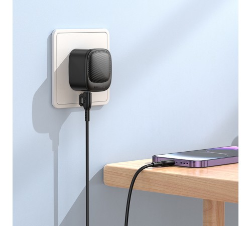 МЗП Borofone BAS22A Fortune PD20W+QC3.0 (1USB-A/1C) Black МЗП Borofone BAS22A Fortune PD20W+QC3.0 (1USB-A/1C) Black