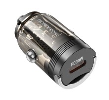 АЗП Borofone BZ29 Ray PD30W (1USB-C) Transparent black