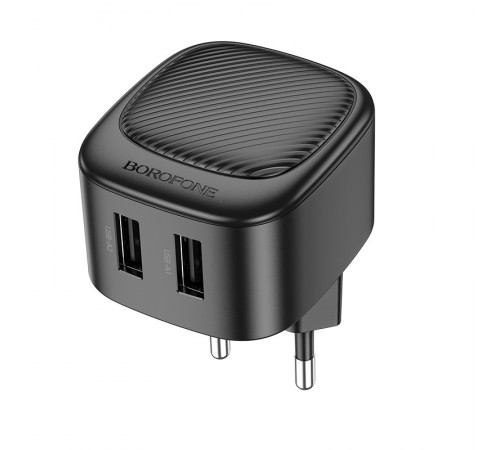 МЗП Borofone BAS21A Special 10.5W (2USB-A) Black МЗП Borofone BAS21A Special 10.5W (2USB-A) Black