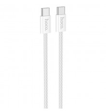 Дата кабель Hoco X104 Source 60W Type-C to Type-C (2m) White
