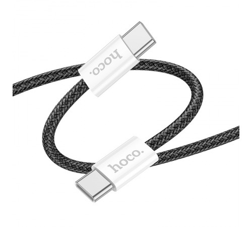 Дата кабель Hoco X104 Source 60W Type-C to Type-C (2m) Black