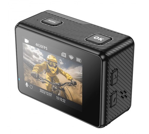 Екшн-камера Hoco DV101 Dual color screen Sports Black Екшн-камера Hoco DV101 Dual color screen Sports Black