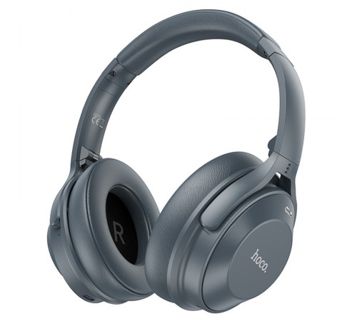 Накладні бездротові навушники Hoco W37 Sound Active Noise Reduction Smoky blue Накладні бездротові навушники Hoco W37 Sound Active Noise Reduction Smoky blue
