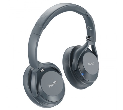 Накладні бездротові навушники Hoco W37 Sound Active Noise Reduction Smoky blue Накладні бездротові навушники Hoco W37 Sound Active Noise Reduction Smoky blue