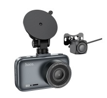 Відеореєстратор Hoco DV6 Driving recorder with 3-inch display (with rear camera) Iron gray