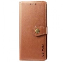 Шкіряний чохол книжка GETMAN Gallant (PU) для Oppo A38 / A18 Коричневий