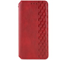 Шкіряний чохол книжка GETMAN Cubic (PU) для Oppo A38 / A18 Червоний