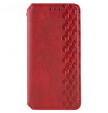 Шкіряний чохол книжка GETMAN Cubic (PU) для Samsung Galaxy A15 4G/5G / M15 5G Червоний
