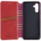 Шкіряний чохол книжка GETMAN Cubic (PU) для Samsung Galaxy A15 4G/5G / M15 5G Червоний