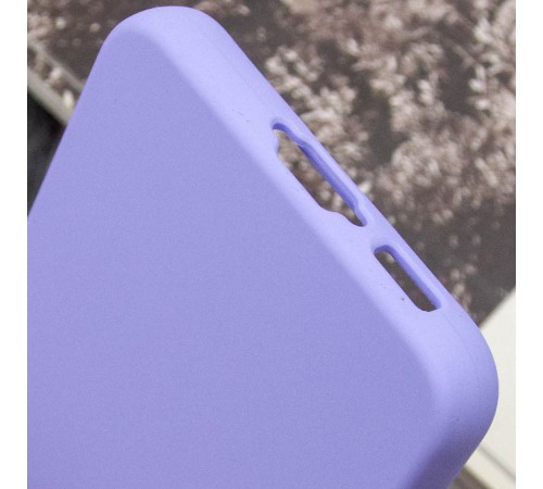 Чохол Silicone Cover Lakshmi Full Camera (AAA) для Samsung Galaxy S24+ Бузковий / Dasheen