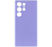 Чохол Silicone Cover Lakshmi Full Camera (AAA) для Samsung Galaxy S24 Ultra Бузковий / Dasheen