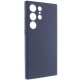 Чохол Silicone Cover Lakshmi Full Camera (AAA) для Samsung Galaxy S24 Ultra Темно-синій / Midnight blue