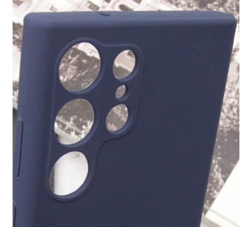 Чохол Silicone Cover Lakshmi Full Camera (AAA) для Samsung Galaxy S24 Ultra Темно-синій / Midnight blue Чохол Silicone Cover Lakshmi Full Camera (AAA) для Samsung Galaxy S24 Ultra Темно-синій / Midnight blue