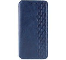 Шкіряний чохол книжка GETMAN Cubic (PU) для Samsung Galaxy A25 5G Синій