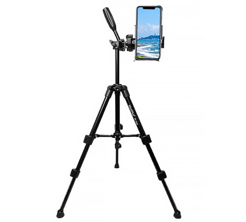 Штатив NeePho NP-3180 для зйомки 50-136см з тримачем Black Штатив NeePho NP-3180 для зйомки 50-136см з тримачем Black