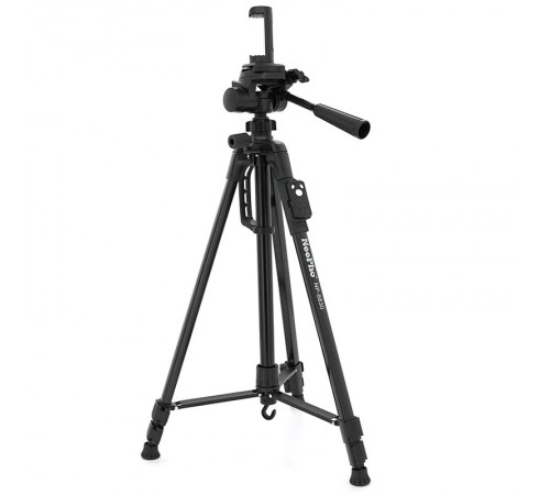 Штатив NeePho NP-8830 для зйомки 54-155см з розборним тримачем у чохлі+пульт Black Штатив NeePho NP-8830 для зйомки 54-155см з розборним тримачем у чохлі+пульт Black