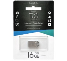 Флеш-драйв USB 3.0 Flash Drive T&G 106 Metal Series 16GB Срібний