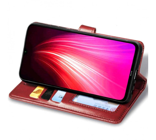 Шкіряний чохол-книжка GETMAN Gallant (PU) для Realme 11 4G Червоний