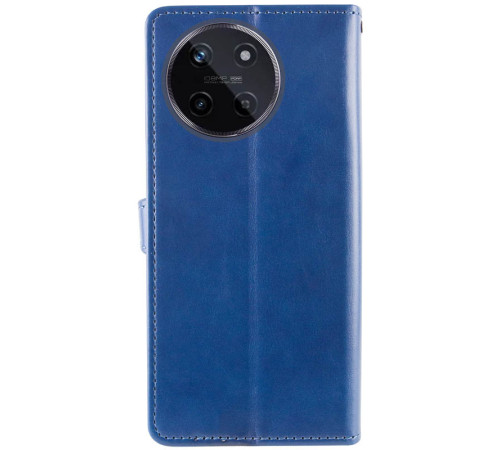 Шкіряний чохол-книжка GETMAN Gallant (PU) для Realme 11 4G Синій
