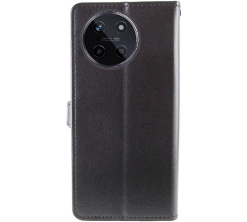 Шкіряний чохол-книжка GETMAN Gallant (PU) для Realme 11 4G Чорний