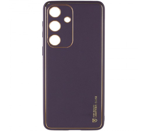 Шкіряний чохол Xshield для Samsung Galaxy S24 Фіолетовий / Dark Purple Шкіряний чохол Xshield для Samsung Galaxy S24 Фіолетовий / Dark Purple