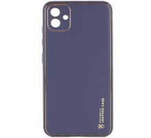 Шкіряний чохол Xshield для Samsung Galaxy A05 Сірий / Lavender Gray