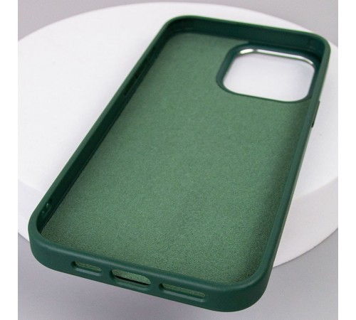 Шкіряний чохол Bonbon Leather Metal Style with MagSafe для Apple iPhone 15 Plus (6.7") Зелений / Pine green Шкіряний чохол Bonbon Leather Metal Style with MagSafe для Apple iPhone 15 Plus (6.7") Зелений / Pine green