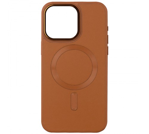 Шкіряний чохол Bonbon Leather Metal Style with MagSafe для Apple iPhone 15 Plus (6.7") Коричневий / Brown Шкіряний чохол Bonbon Leather Metal Style with MagSafe для Apple iPhone 15 Plus (6.7") Коричневий / Brown