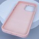 Шкіряний чохол Bonbon Leather Metal Style with MagSafe для Apple iPhone 15 Plus (6.7") Рожевий / Light pink