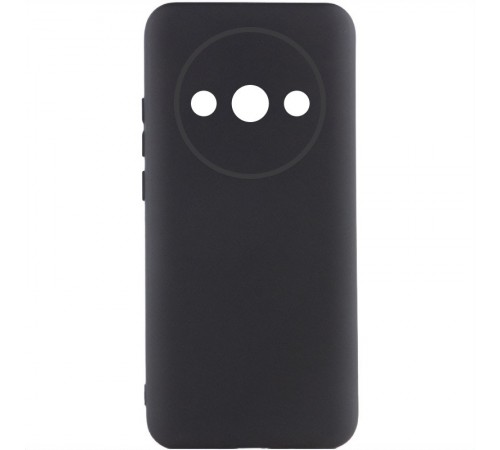Чохол Silicone Cover Lakshmi Full Camera (A) для Xiaomi Redmi A3 Чорний / Black Чохол Silicone Cover Lakshmi Full Camera (A) для Xiaomi Redmi A3 Чорний / Black