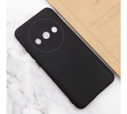Чохол Silicone Cover Lakshmi Full Camera (A) для Xiaomi Redmi A3 Чорний / Black Чохол Silicone Cover Lakshmi Full Camera (A) для Xiaomi Redmi A3 Чорний / Black