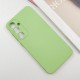 Чохол Silicone Cover Lakshmi Full Camera (A) для Samsung Galaxy A55 Зелений / Pistachio