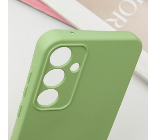 Чохол Silicone Cover Lakshmi Full Camera (A) для Samsung Galaxy A55 Зелений / Pistachio Чохол Silicone Cover Lakshmi Full Camera (A) для Samsung Galaxy A55 Зелений / Pistachio