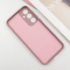 Чохол Silicone Cover Lakshmi Full Camera (A) для Samsung Galaxy A35 Рожевий / Pink Sand