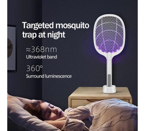Пастка для комах з UV підсвічуванням WD-947 Rechargeable 1200 mAh White Пастка для комах з UV підсвічуванням WD-947 Rechargeable 1200 mAh White