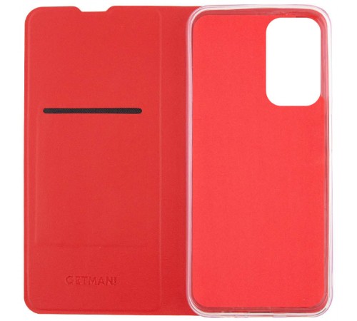 Шкіряний чохол книжка GETMAN Elegant (PU) для Samsung Galaxy A15 4G/5G / M15 5G Червоний Шкіряний чохол книжка GETMAN Elegant (PU) для Samsung Galaxy A15 4G/5G / M15 5G Червоний