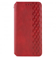 Шкіряний чохол-книжка GETMAN Cubic (PU) для Realme C51 Червоний