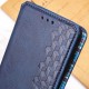Шкіряний чохол-книжка GETMAN Cubic (PU) для Realme C51 Синій