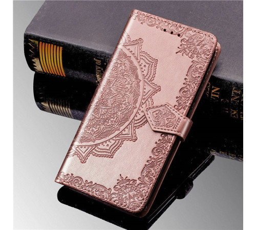 Шкіряний чохол-книжка Art Case з візитницею для Samsung Galaxy M15 5G Рожевий