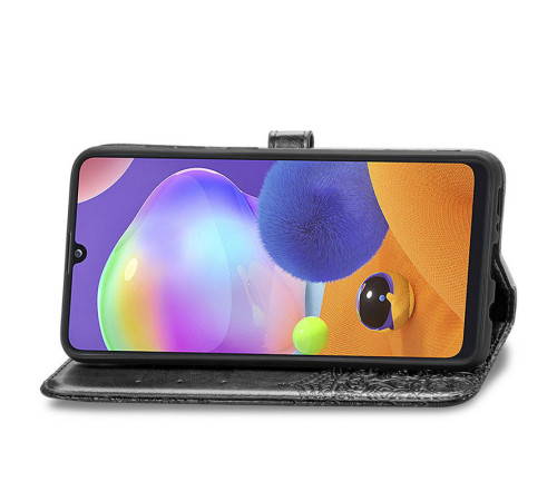 Шкіряний чохол-книжка Art Case з візитницею для Samsung Galaxy M15 5G Чорний