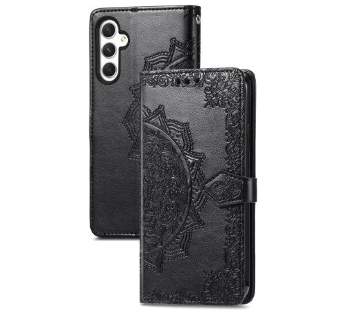 Шкіряний чохол-книжка Art Case з візитницею для Samsung Galaxy M15 5G Чорний