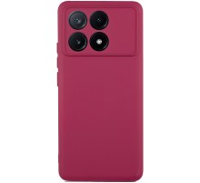 Чохол Silicone Cover Lakshmi Full Camera (A) для Xiaomi Redmi Note 13 Pro 4G / Poco M6 Pro 4G Бордовий / Marsala