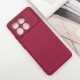 Чохол Silicone Cover Lakshmi Full Camera (A) для Xiaomi Redmi Note 13 Pro 4G / Poco M6 Pro 4G Бордовий / Marsala