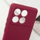 Чохол Silicone Cover Lakshmi Full Camera (A) для Xiaomi Redmi Note 13 Pro 4G / Poco M6 Pro 4G Бордовий / Marsala