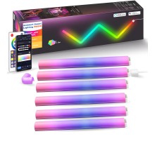 Настінний світильник Lines SAL-013B Bluetooth USB interface with app (6+1 pcs) White