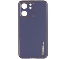 Шкіряний чохол Xshield для Xiaomi Redmi 13C / Poco C65 Сірий / Lavender Gray