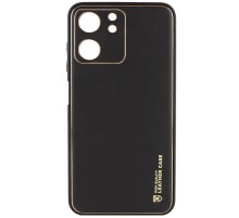 Шкіряний чохол Xshield для Xiaomi Redmi 13C / Poco C65 Чорний / Black